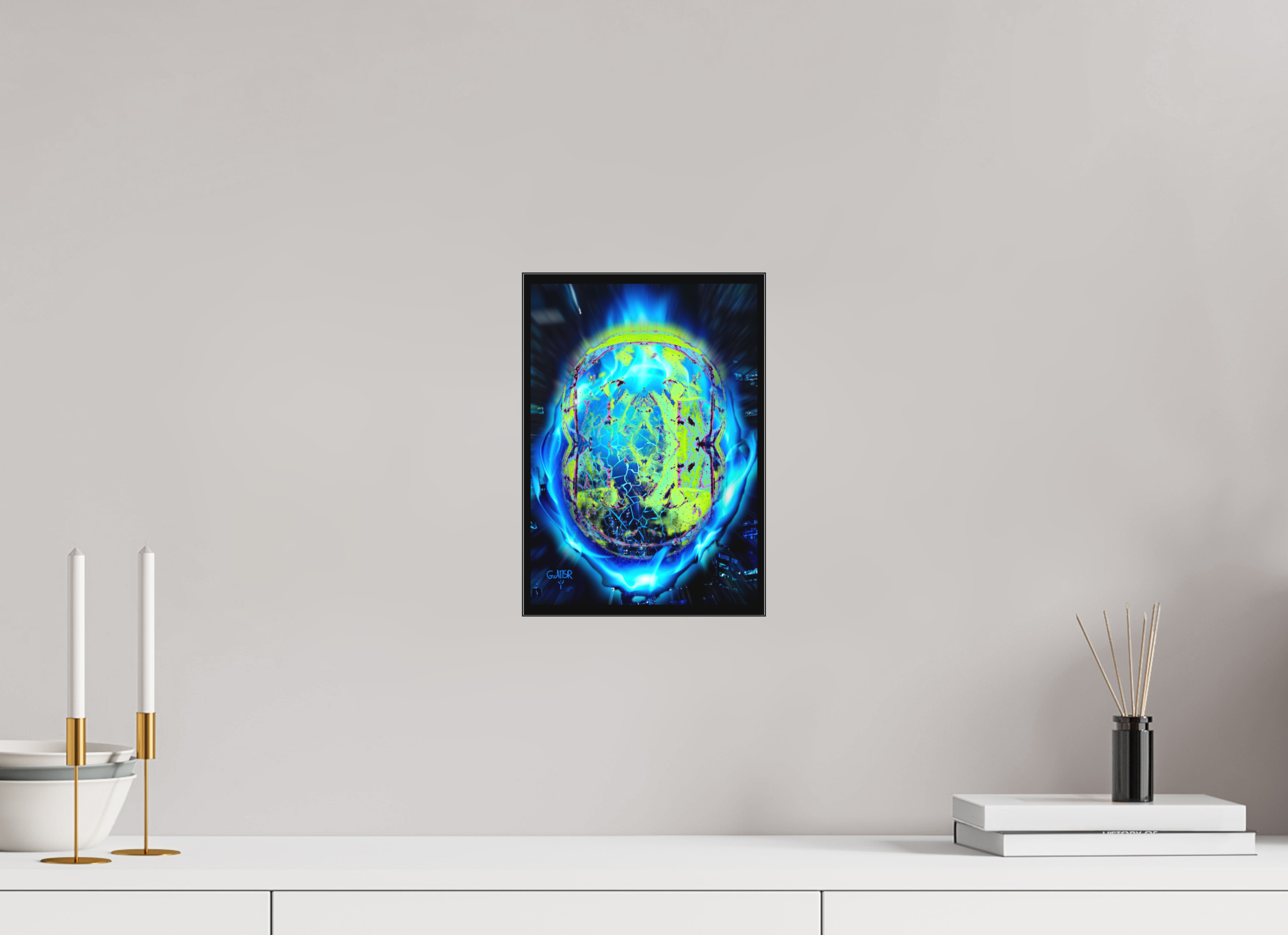 ISO A4 (21 x 29,7 cm), Éclats d'Ombre immersion Chrysalide Électrique