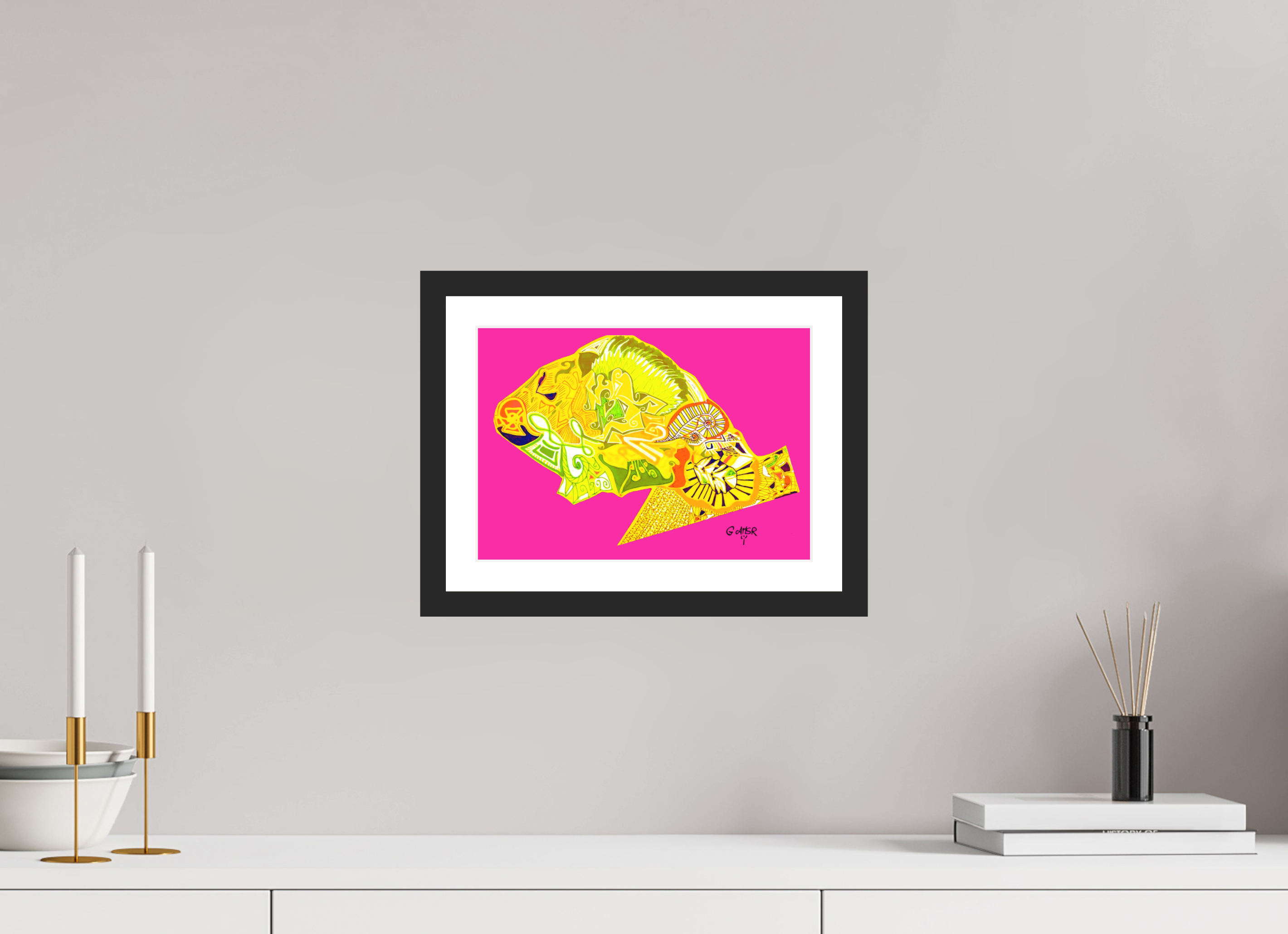 ISO A4 (29,7 x 21 cm), Pop Brut ☑️ Poisson Doré