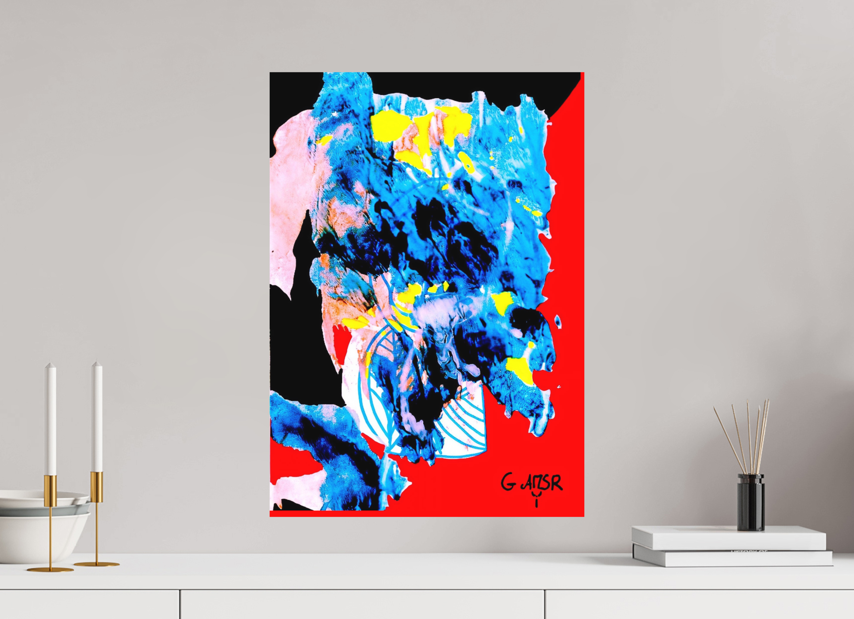 ISO A2 (42 x 59,4 cm), Pop brut brute 1.terre de feu et de glace