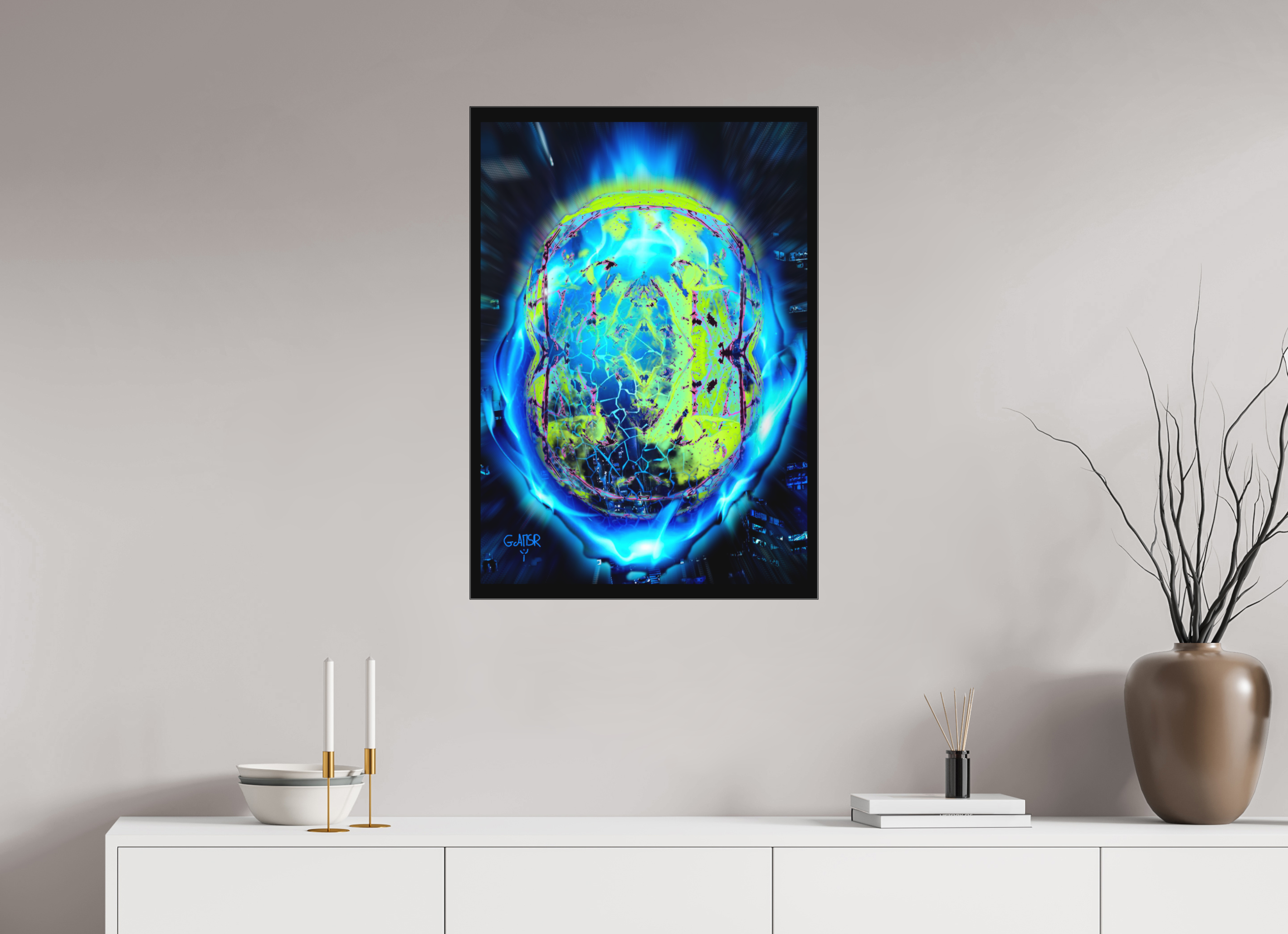 ISO A1 (59,4 x 84,1 cm), Éclats d'Ombre immersion Hhdjh